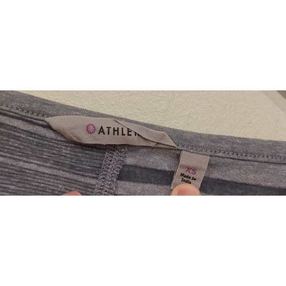 Athleta Striped Dolman Top Size XS - Picture 3 of 3